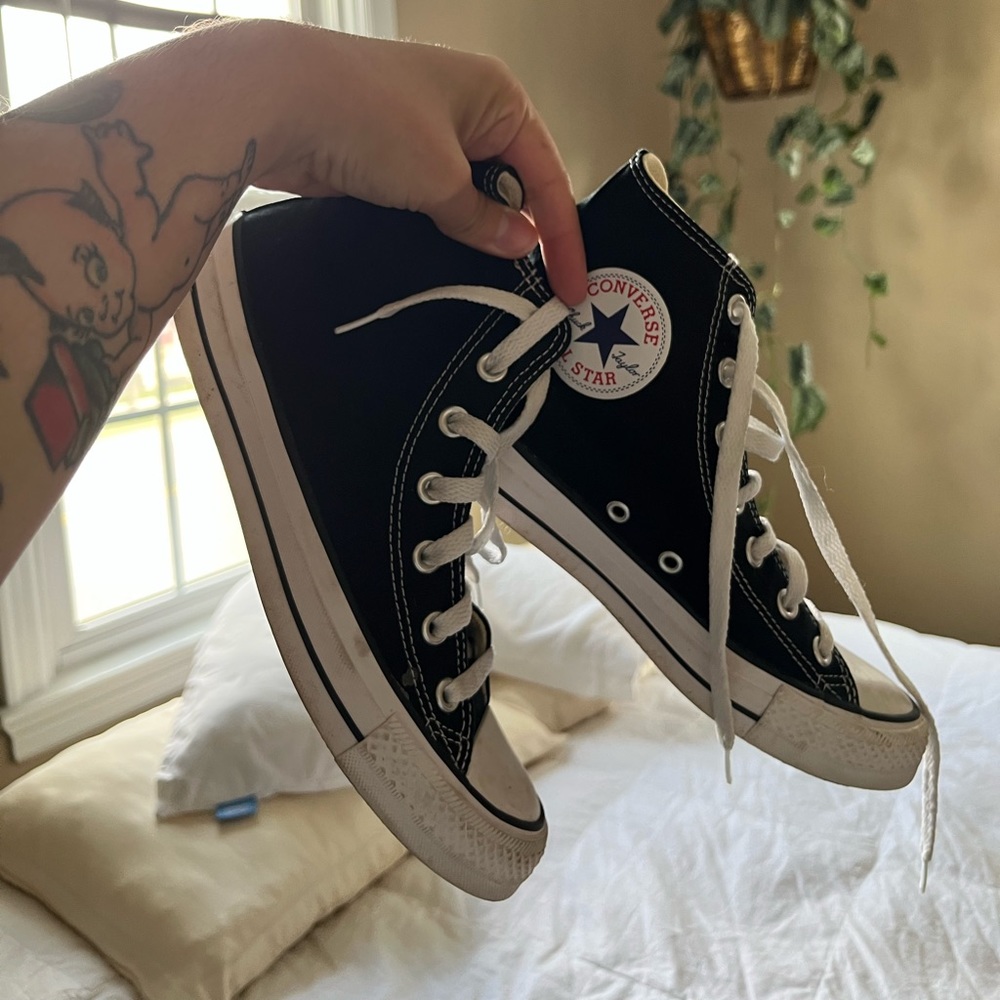 Classic Black High Top Converse